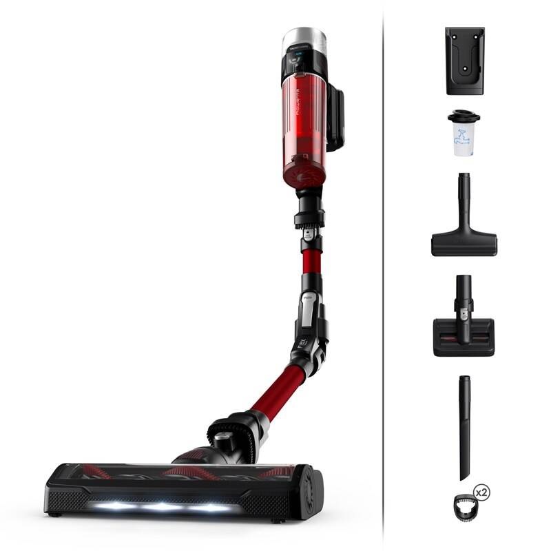 Tyčový vysavač Rowenta RH2079WO X-Force Flex 9.60 Animal Care 3 v 1, 100 AW červený