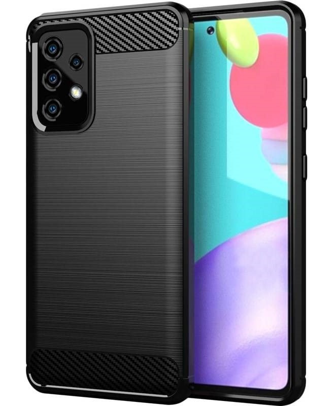 Kryt na mobil WG Carbon na Samsung Galaxy A52/A52 5G/A52s 5G černý