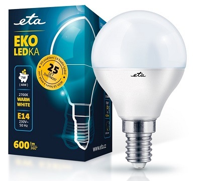 Žárovka ETAG45W7WW01