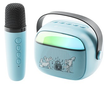 Přenosný reproduktor GoGEN BOB A BOBEK PARTY, modrý