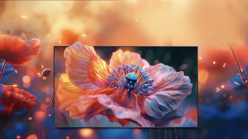 Televize Hisense 98E7Q, technologie Quantum Dot Colour zajišťuje výrazné a přesné barvy
