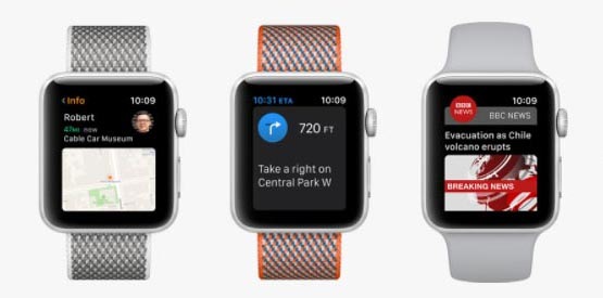 Chytré hodinky Apple Watch Series 3 GPS 42mm pouzdro z vesmírně šedého hliníku - černý sportovní řemínek Chytré hodinky Apple Watch Series 3 GPS 42mm pouzdro z vesmírně šedého hliníku - černý sportovní řemínek