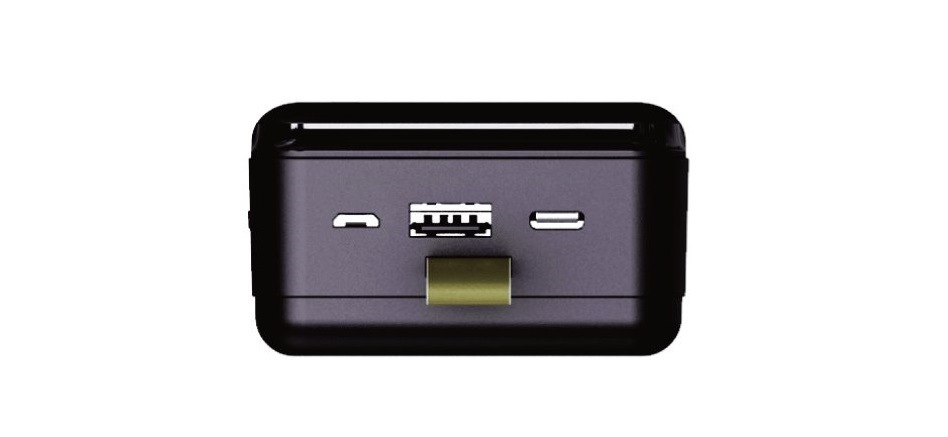 Powerbanka C-Tech 30000 mAh, Li-Pol, 20W, USB-C/USB-A/micro USB černá