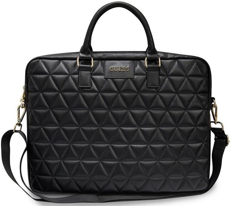 Brašna na notebook Guess Quilted 15" - černé