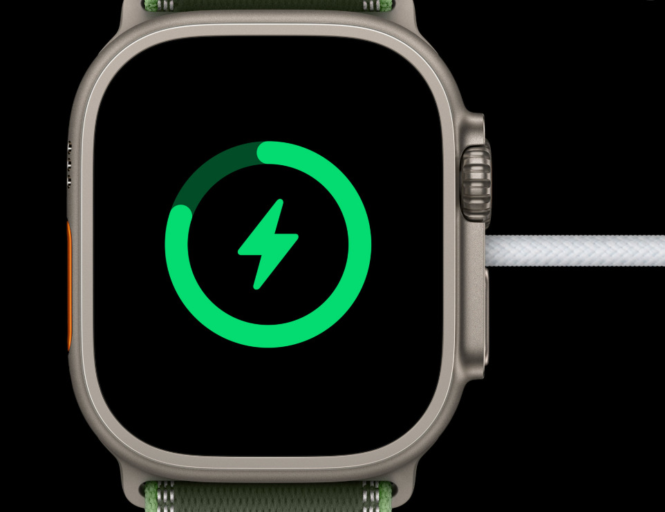 Chytré hodinky Apple Watch Ultra 3 GPS + Cellular 49mm černý titan - černý oceánský řemínek Chytré hodinky Apple Watch Ultra 3 GPS + Cellular 49mm černý titan - černý oceánský řemínek