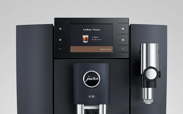 Automatický kávovar Jura E8 Cosmic Black (modelový rok 2026) černý