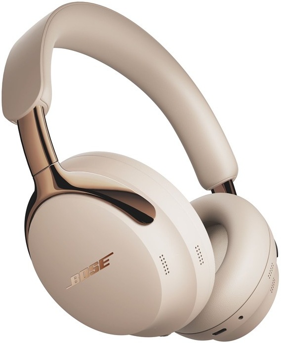 Druhá generace obloukových sluchátek Bose QuietComfort Ultra Headphones 2nd Gen, béžová barva