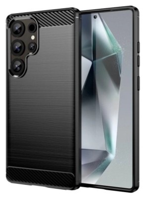 Kryt na mobil WG Carbon na Samsung Galaxy S25 Ultra 5G - černý