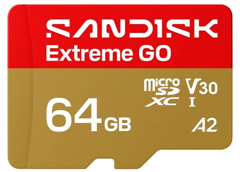 Paměťová karta SANDISK Extreme GO microSD 64GB