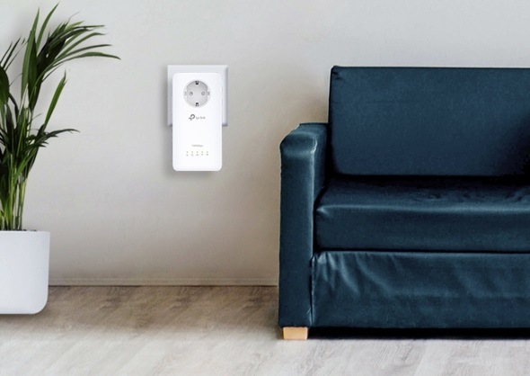 Síťový rozvod LAN po 230V TP-Link TL-WPA8630P 1ks bílý Powerline adaptér TP-Link TL-WPA8630P