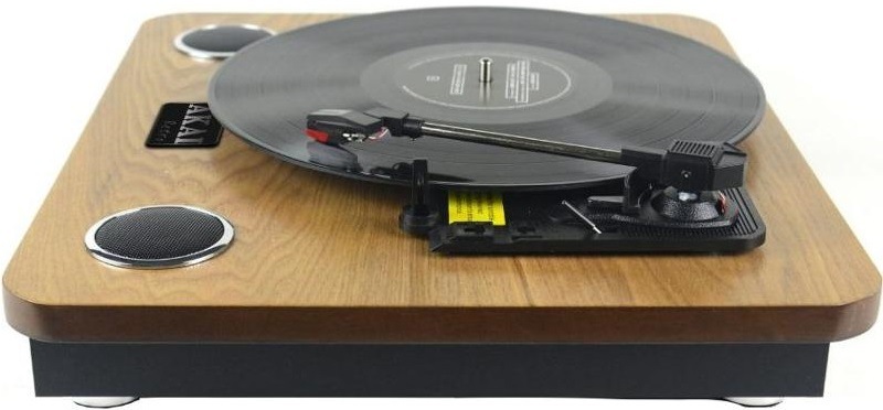 Gramofon AKAI ATT-09 hnědý Gramofon AKAI ATT-09, dřevo