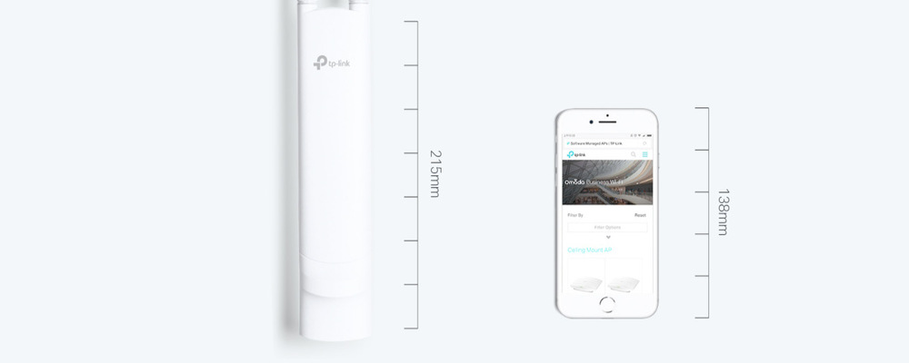 Přístupový bod (AP) TP-Link EAP110-Outdoor bílý TP-Link EAP110-Outdoor