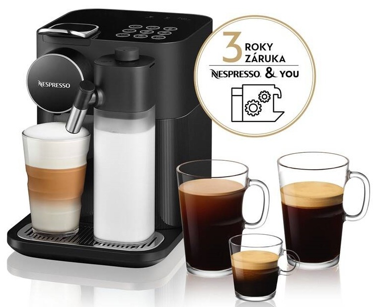 Espresso De'Longhi Nespresso Gran Lattissima EN650.B černé