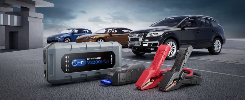 Startovací box Topdon Car Jump Starter V2200Plus, 16000mAh černé