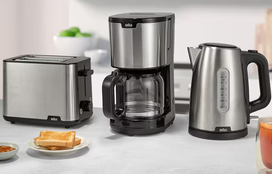 Rychlovarná konvice Braun PurShine WK1500BK černá/nerez Kolekce ranních spotřebičů Braun PurShine