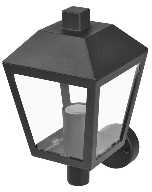 Nástěnné svítidlo EMOS Adenia ZGB010P, zahradní, E27, IP44, MAX 15W černé