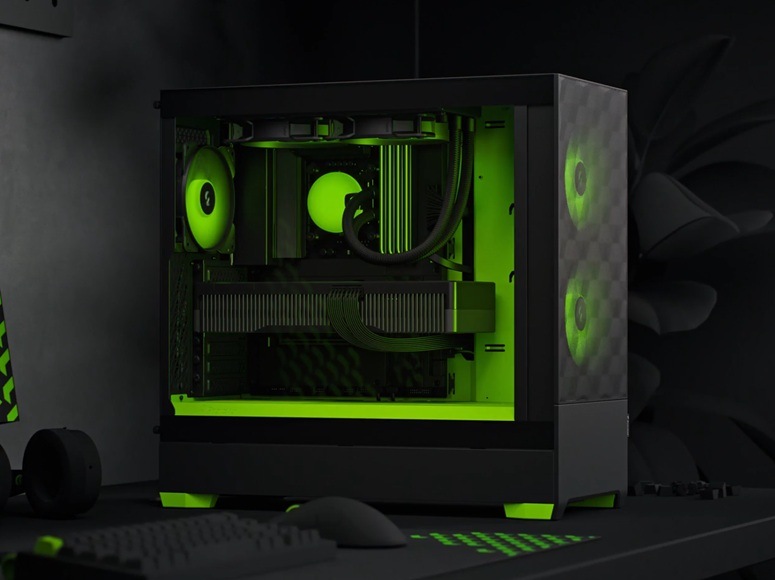 Case FRACTAL DESIGN Pop Air RGB Tempered Glass Clear Tint černá