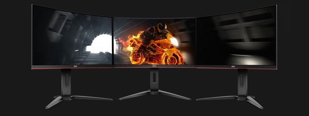 Herní monitor AOC C24G1 černý
