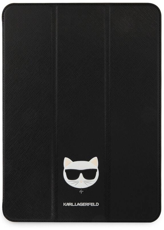 Pouzdro na tablet Karl Lagerfeld Choupette Head Saffiano na Apple iPad Pro 12.9" černé