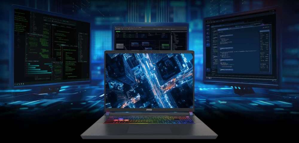 Notebook MSI Vector 17 HX AI A2XWJG-031CZ šedý