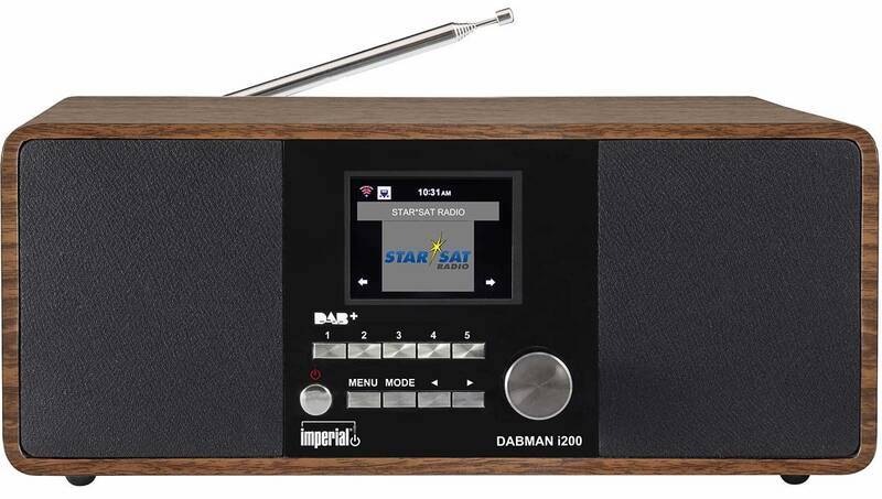Internetový radiopřijímač s DAB+ Imperial DABMAN i200 černý/hnědý Internetový radiopřijímač s DAB+ Imperial DABMAN i200 černý/hnědý