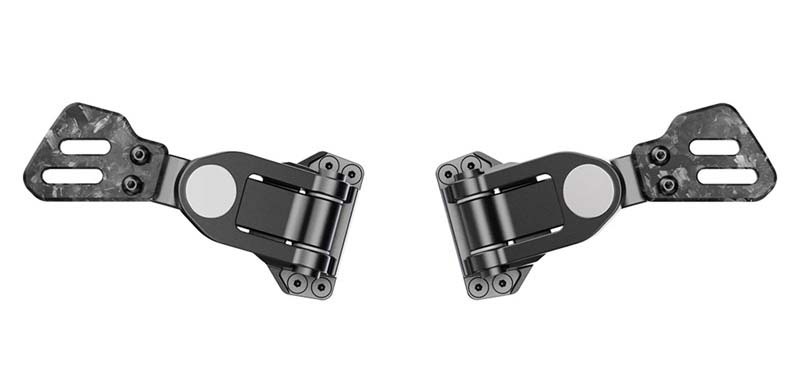 Modul pádel řazení Moza Racing Paddles Add-on Kit v černé barvě.