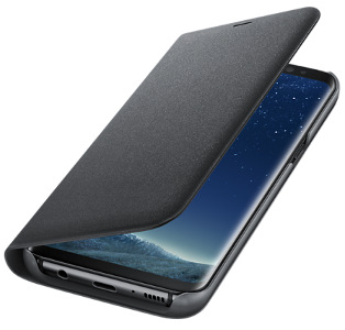 Pouzdro na mobil flipové Samsung LED View na Galaxy S8+ černé