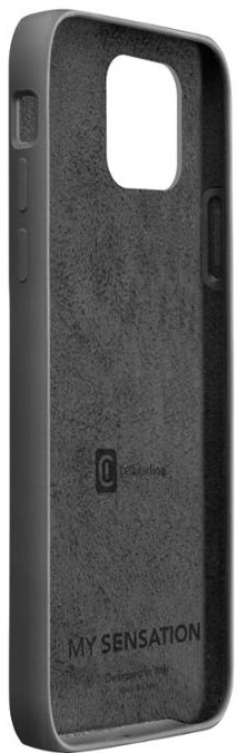 Kryt na mobil CellularLine Sensation na Apple iPhone 12/12 Pro černý