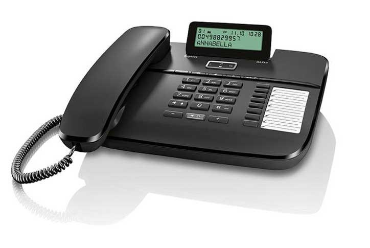 Domácí telefon Gigaset DA710 černý Gigaset DA710