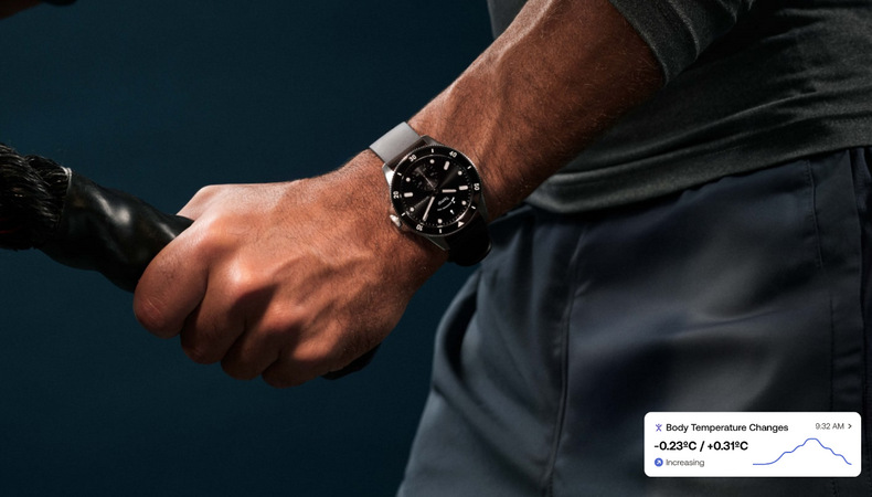 Chytré hodinky Withings Scanwatch Nova 42 mm stříbrné/modré