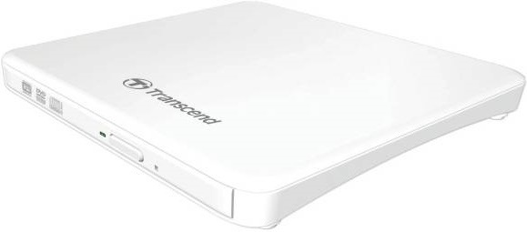 Externí DVD vypalovačka Transcend Extra Slim Portable CDDVD Writer (TS8XDVDS-W), bílá