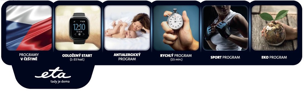 Pračka ETA 356490000 bílá Pračka ETA 356490000 bílá