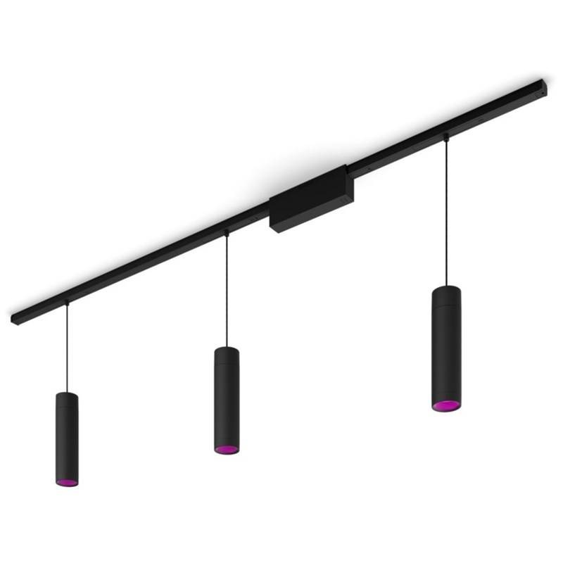 Závěsné svítidlo Philips Hue White and Color Ambiance Perifo (3 závěsná svítidla) černé