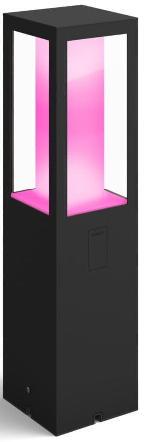Venkovní svítidlo Philips Hue Impress White and Color Ambiance, sloupek 40cm černé