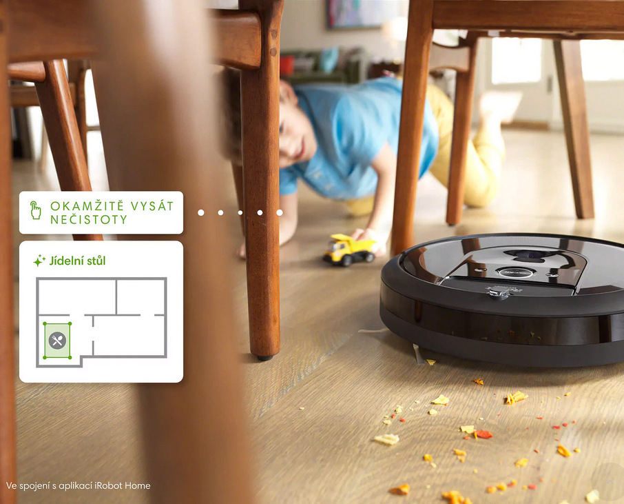 Robotický vysavač iRobot Roomba Combo i8 černý Robotický vysavač iRobot Roomba Combo i8 černý