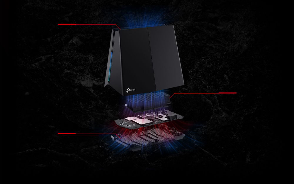 Router TP-Link Archer GXE75, AXE5400 černý