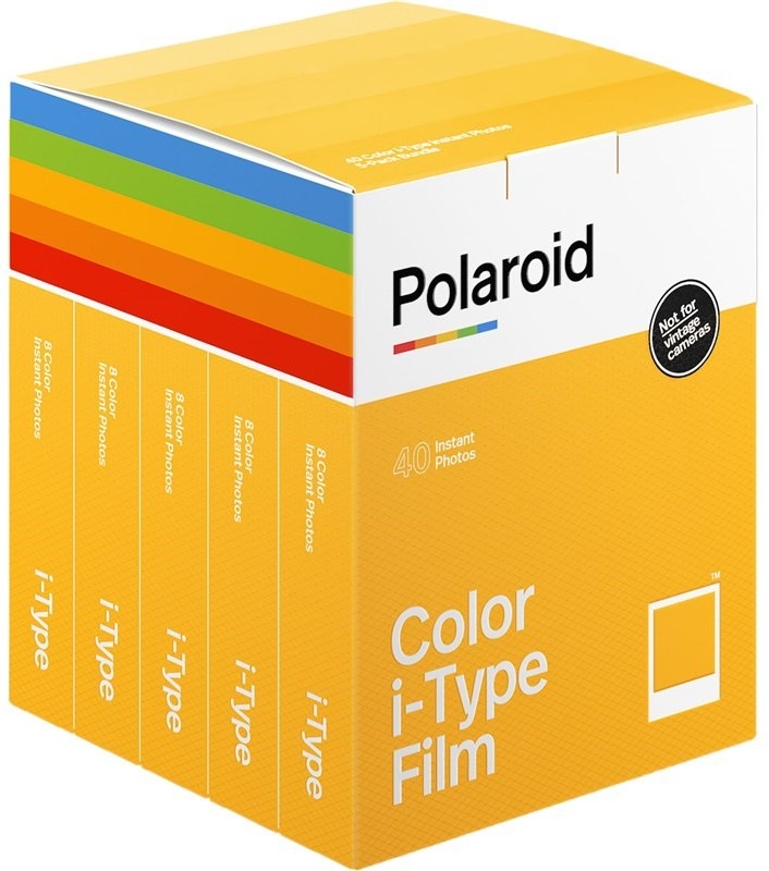 Instantní film Polaroid Color Film i-Type 5-pack, 5× 8ks
