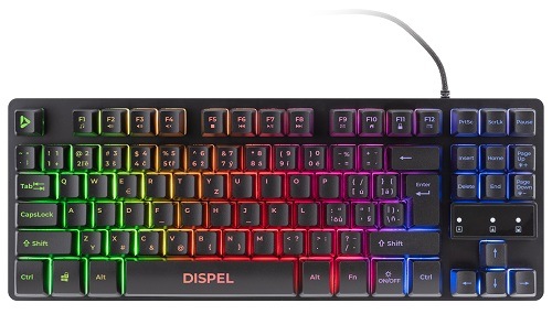 Klávesnice Dispel GKB34B s RGB podsvícením