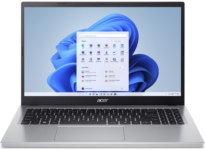 Acer Aspire Go 15 (AG15-32P-36QM), stříbrná