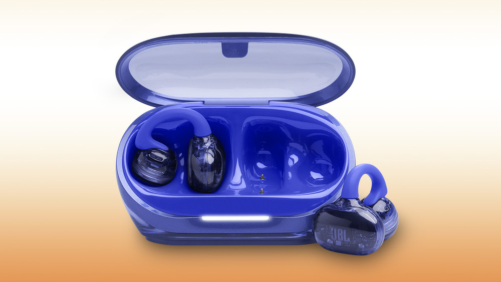 Sluchátka JBL Soundgear Clips modrá