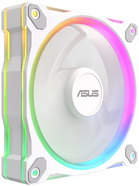 Reverzní ventilátor Asus PRIME MR120 ARGB, bílá barva