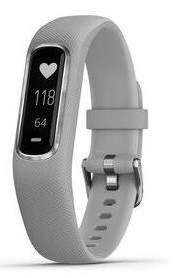 Fitness náramek Garmin vivoSmart4 Gray/Silver (velikost S/M)