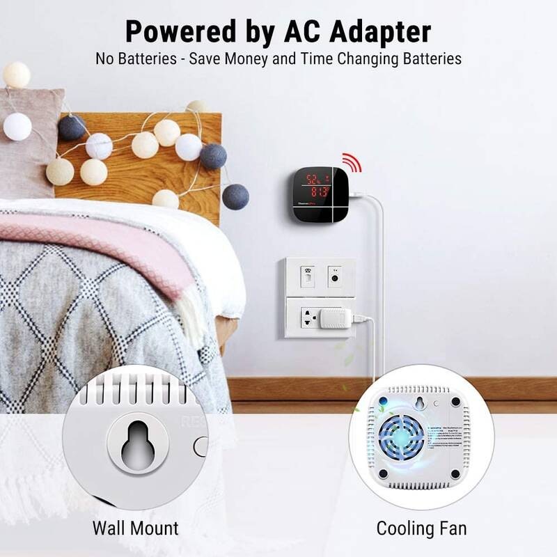 Teploměr ThermoPro TP-90 WiFi černý Teploměr ThermoPro TP-90 WiFi černý