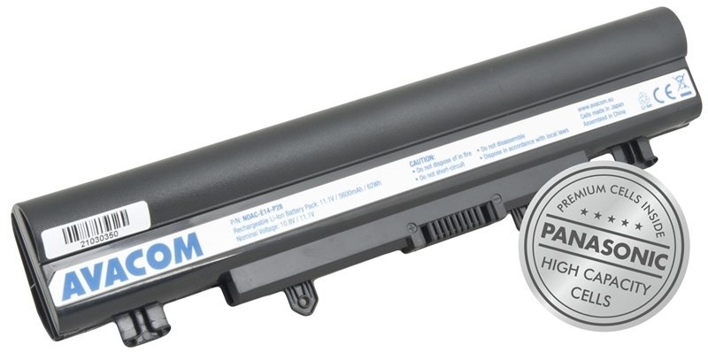 Baterie Avacom Acer Aspire E14, E15, Extensa 2510, TravelMate P256 Li-Ion 11,1V 5600mAh