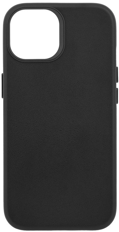 Kryt na mobil WG Leather Frame Magnet na Apple iPhone 15 - černý