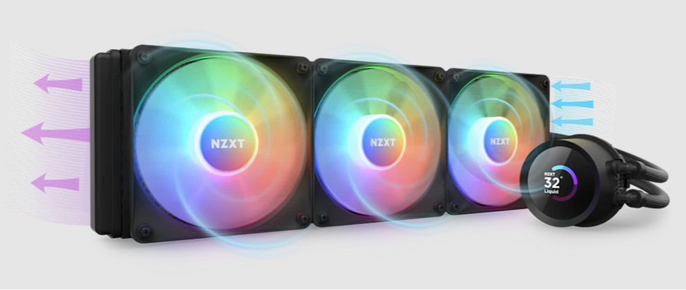 RGB osvětlení NZXT Kraken 360 RGB