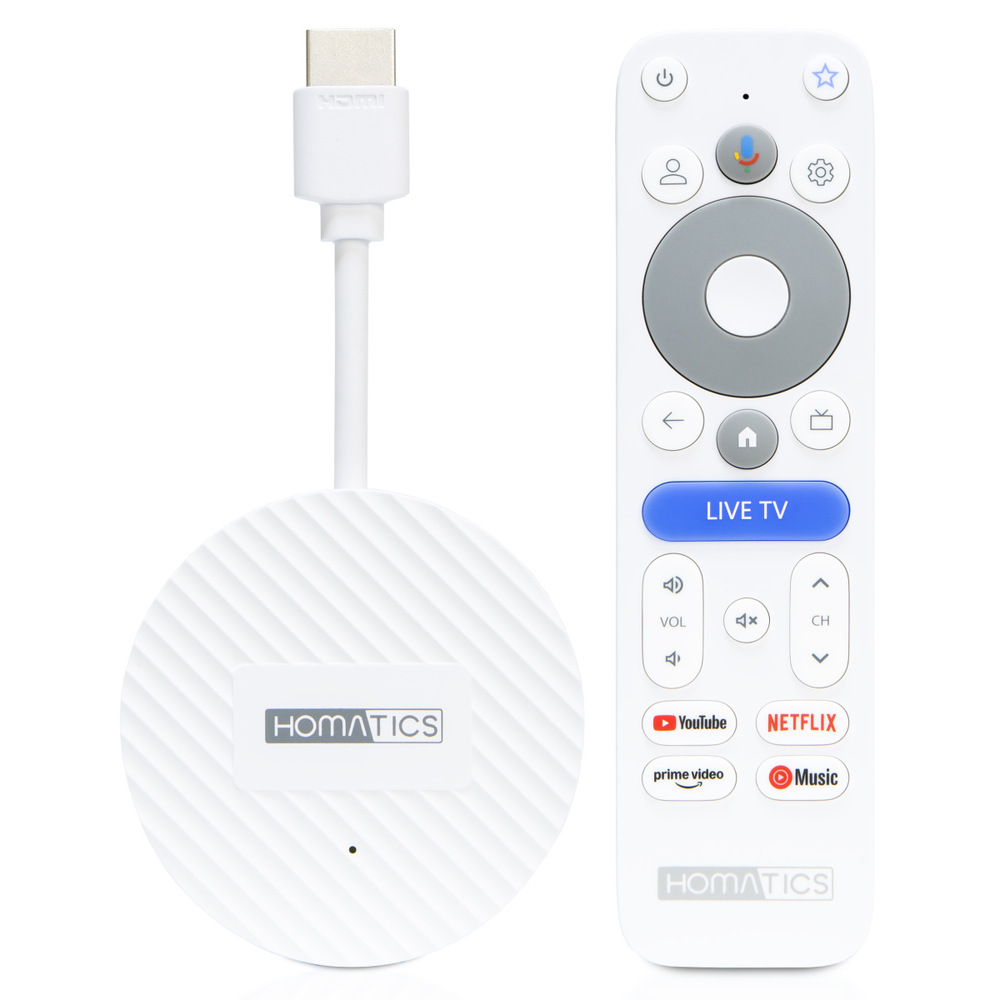 Multimediální přehrávač Homatics Dongle 4K V2 podporuje Wi-Fi 6, Bluetooth 5.2 a LAN 