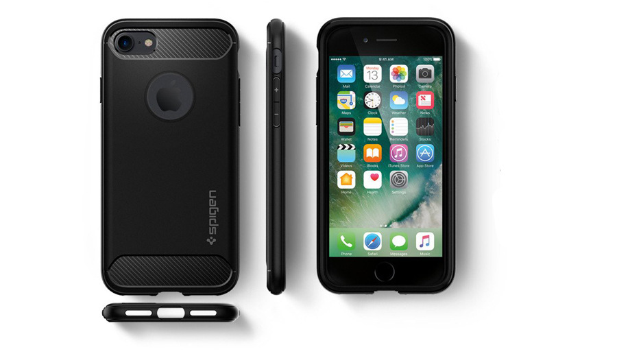 Kryt na mobil Spigen Rugged Armor Apple iPhone 7 Plus černý Kryt na mobil Spigen Rugged Armor Apple iPhone 7 Plus černý