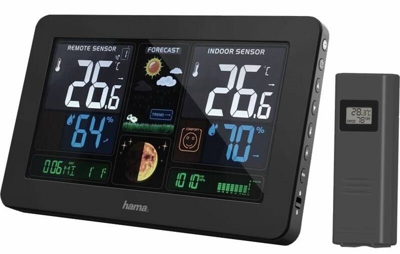 Meteorologická stanice Hama Premium černá