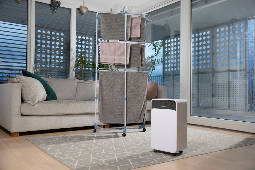 Odvlhčovač vzduchu Hisense D16CW, Sušení prádla